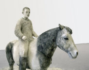 Pony Kid II (Ausschnitt), 2006, Gips, H=220cm