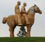 Ponyjungen, 2005, Park der Gärten, Bad Zwischenahn, Eiche H=250cm