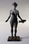 Frau mit Fisch, 2008, Bronze, H=30cm
